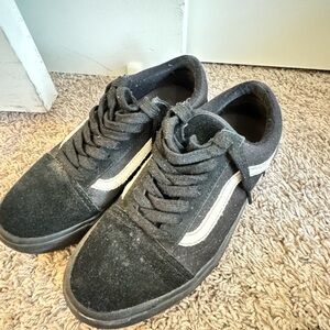 Vans Black Canvas Shoes
